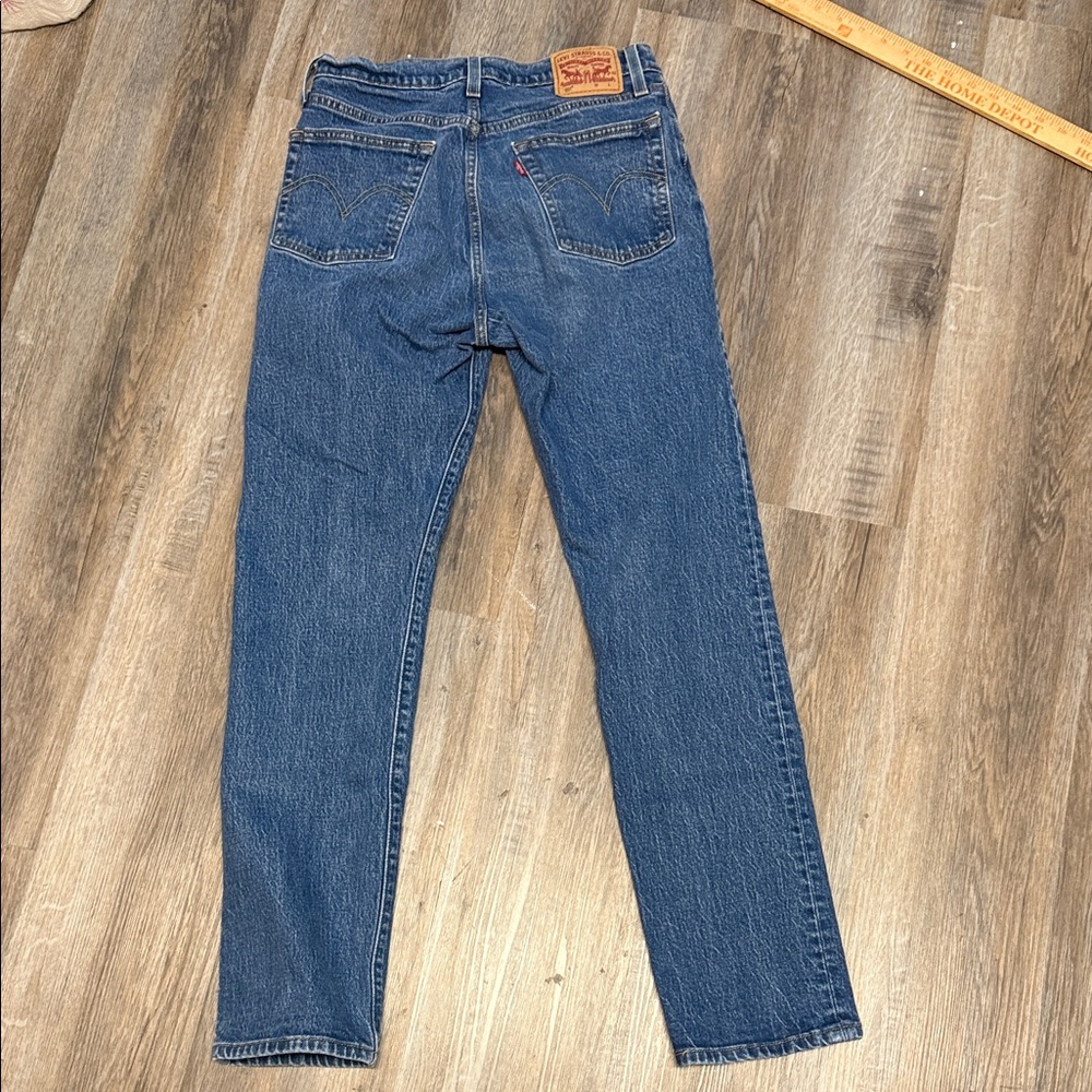 Levi’s 501 Classic Straight-Leg Women’s Jeans in Dark Blue 27x30 - Picture 7 of 7